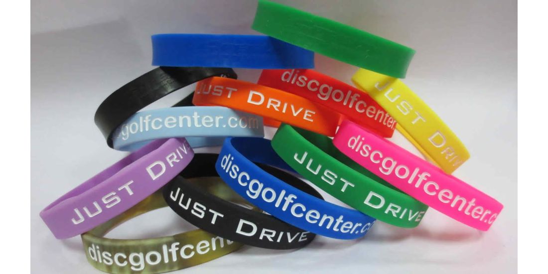 Wristband (Silicone Rubber Wristband) Disc Golf Center Disc Golf